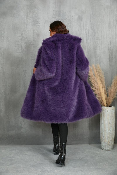 Faux Fur Long Coat