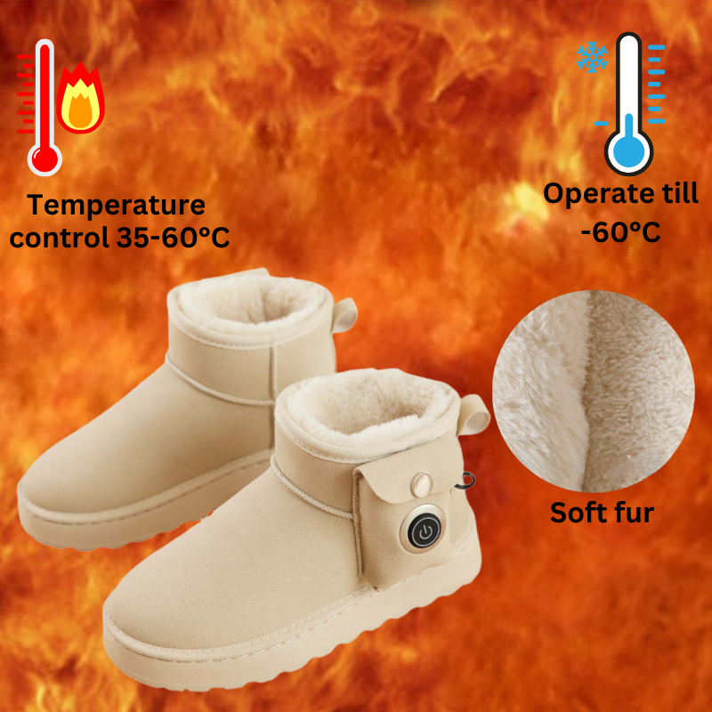 Swiss Winter Foot Warming USB Rechargeable Boots +60°C